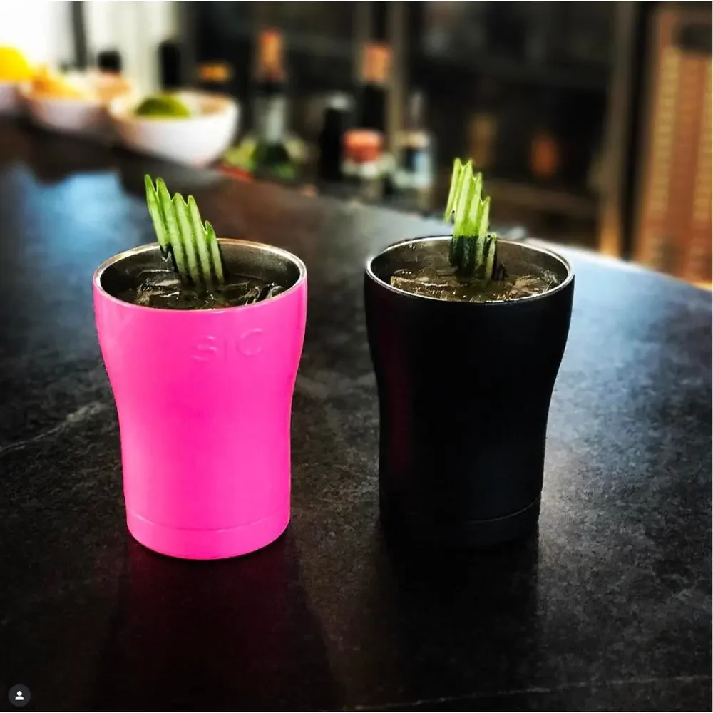SIC Seriously Ice Cold 12 oz Tumbler in Gloss Hot Pink